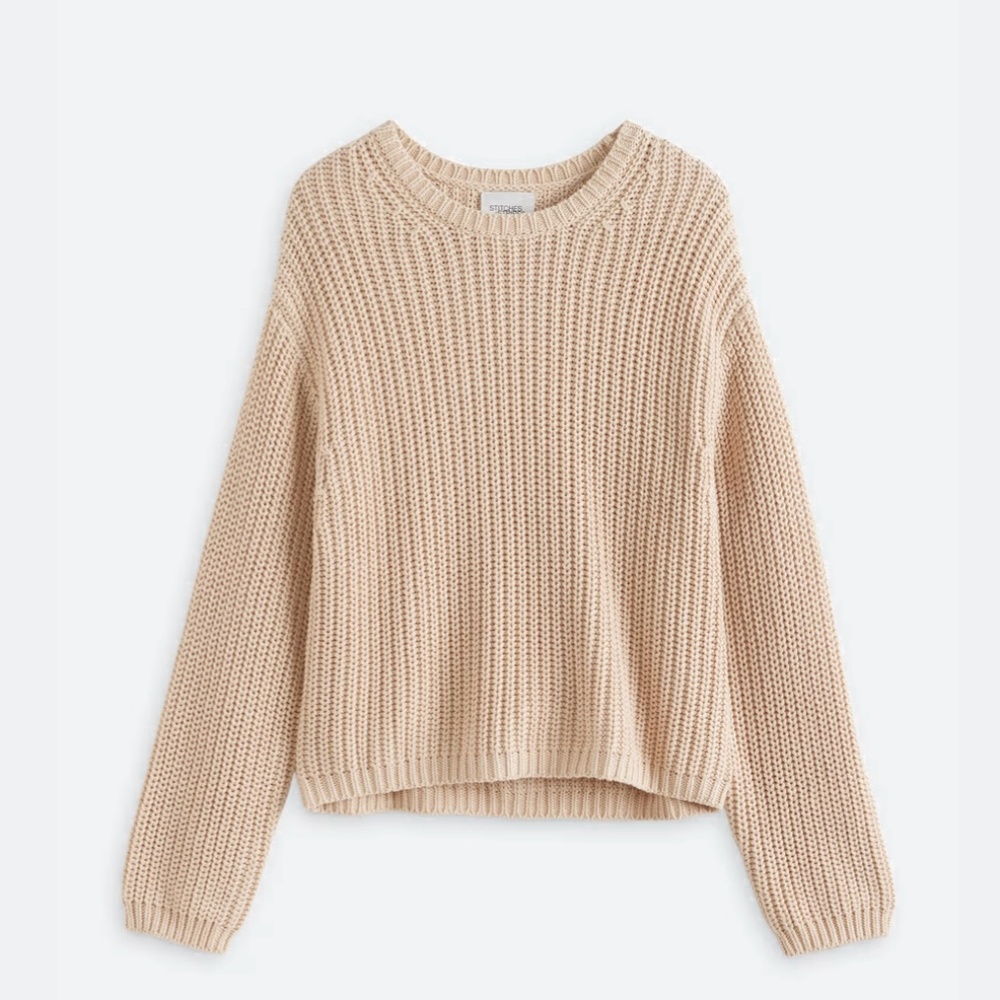 Beige Pullover Sweater